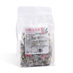 白桃蜜桃乌龙茶包官方旗舰店非日本三角花茶包水果茶奶茶店桃子茶