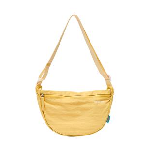 三福挎包女夏季新款休闲运动多巴胺饺子包元气活力斜挎女包504306