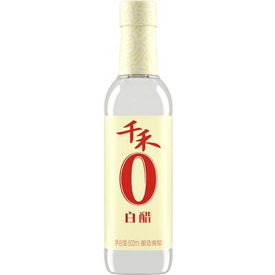 千禾白醋500ml酿造大米醋家用