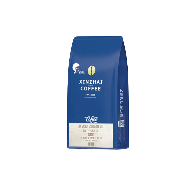 新寨454g 单品意式浓缩咖啡豆美式拿铁奶咖云南小粒咖啡现磨粉