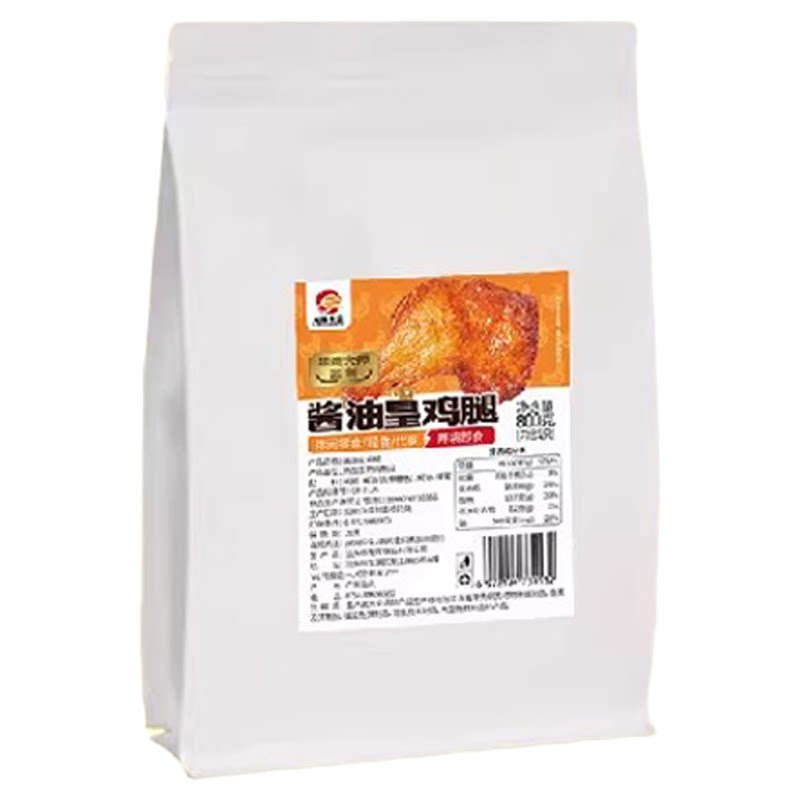 龙晖食品酱油皇鸡腿高蛋白速食