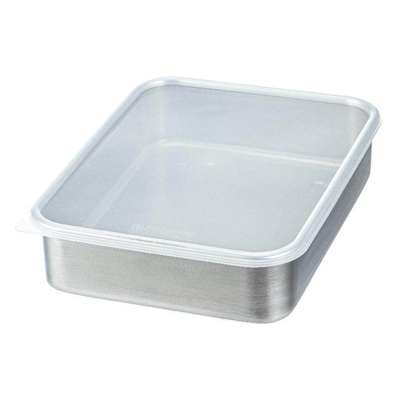 【自营】霜山不锈钢速冻保鲜盒食品级分装收纳盒冰箱鱼虾肉冷冻盒