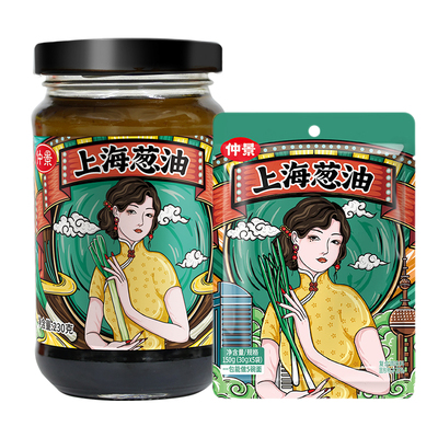 仲景上海葱油拌面酱袋装瓶装