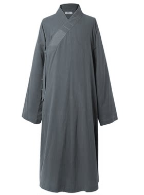 春秋亚麻男女款和尚出家师父僧服