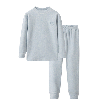 儿童秋衣秋裤套装纯棉男童彩棉低领内衣女童线衣线裤宝宝小孩睡衣