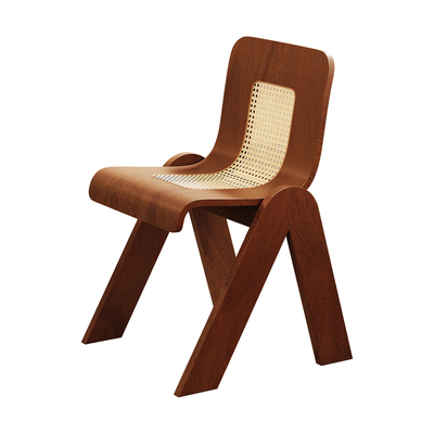 奥古斯特中古风实木餐椅