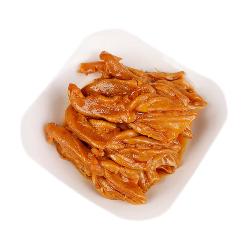 粤桂味酸辣无骨鸭爪商用6斤装香辣鸭脚零食卤味熟食去骨鸭爪