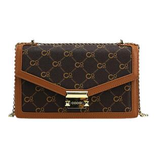 COOGI轻奢品牌女包2026新款通勤单肩包链条斜挎小方包送女友礼物