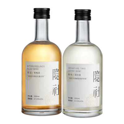 隐社荔枝味青梅味低度甜酒
