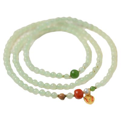 东海世家和田玉冰晴水手链