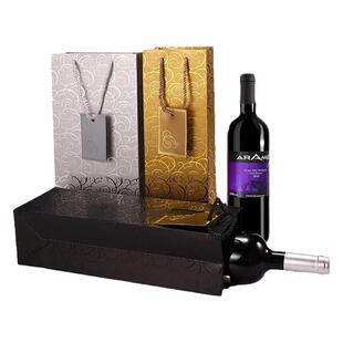 红酒袋加厚酒袋葡萄酒纸袋干红手提袋细长精品高档酒袋定制礼品袋