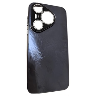 原创高端羽纱极光适用华为pura70pro手机壳mate60pro新款80promax蓝色超好看p70pro+镜头膜保护超防摔全包p80