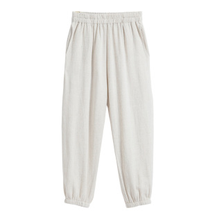 儿童防蚊裤男童夏季小孩宽松棉麻休闲裤女童灯笼裤童装薄款长裤子