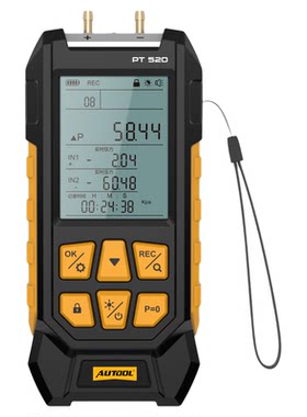 AUTOOL汽修数字负压表200KPA