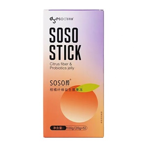 多燕瘦双柚活酵素黑咖啡soso棒水果益生菌果冻嗨吃益生元5条B