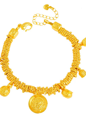 金包银黄财神小胖福女款手链