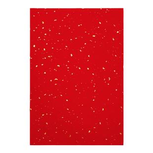 洒金版画纸宣纸半生熟红纸空白洒金春联纸对联纸加厚书法空白宣纸