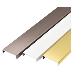 U形3米厚款15-36mm铝合金免开槽封边条生态板扣条木工板包边扣条