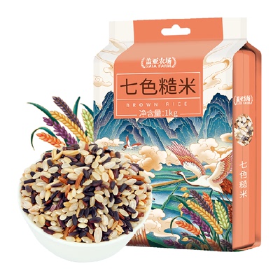 盖亚农场七色糙米饱腹代餐