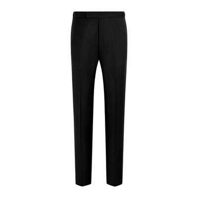 Suitsupply黑色羊毛裤装