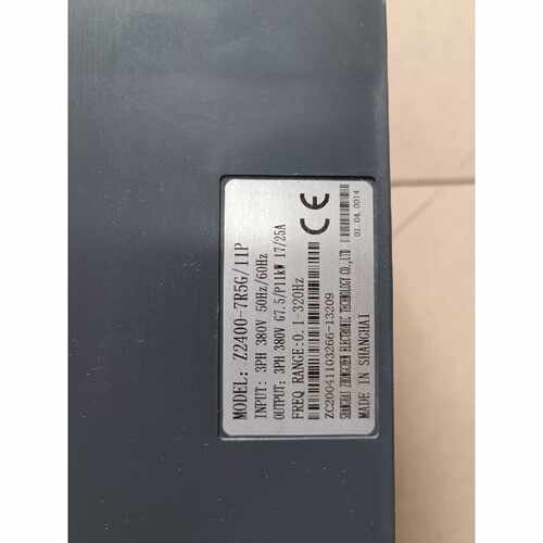 议价众辰变频器7.511KWZ24007R5G11P原装维修