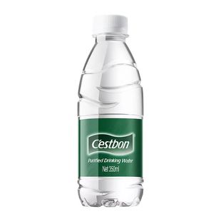 怡宝饮用纯净水350ml办公家用便携包邮整箱24瓶非矿泉水年货节