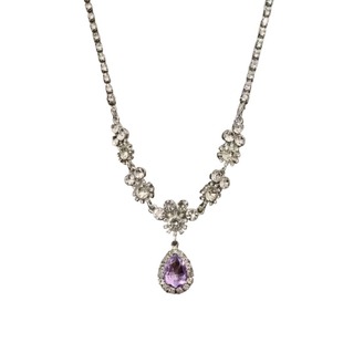 Vintage古着BanquetStarRiver项链气质高级感轻奢锁骨链女流苏