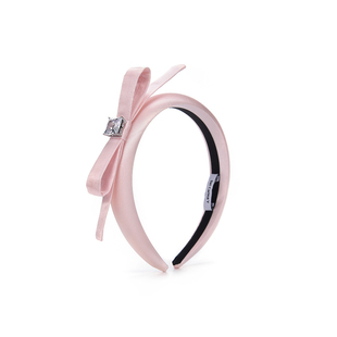 SeiCarinaY虞书欣同款方钻蝴蝶结真丝发箍女轻奢高级百搭气质发饰