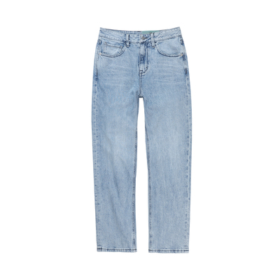 ABLEJEANS百搭水洗直筒牛仔裤