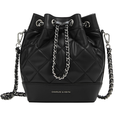 CHARLES&KEITH绗缝菱格链条包
