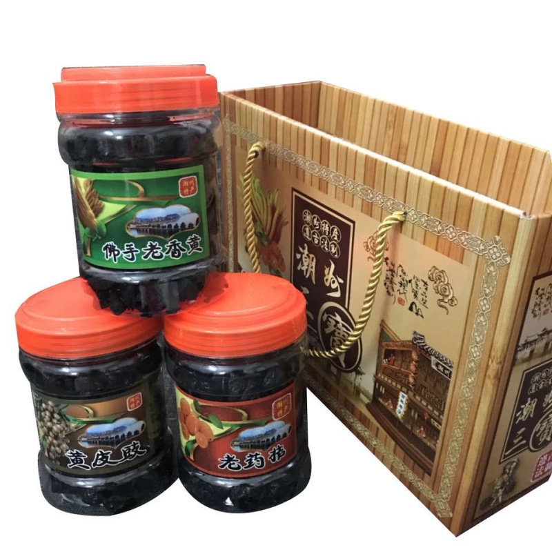 潮州三宝陈年老香黄陈年老佛手