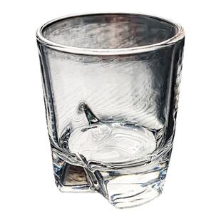 玻璃二两半啤酒白酒杯125ml毫升2两杯子小酒杯高级感家用轻奢高档