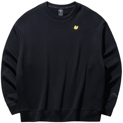 安踏女款豹富套头卫衣