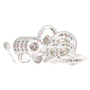 英国Aynsley安斯丽雀鸟欧式骨瓷餐具套装家用碗碟新婚乔迁礼物