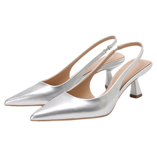 On feet& in love欧美风新款仙女风尖头凉鞋女时尚小众气质高跟鞋