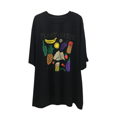 TT宽松纯棉短袖T恤女2024新款