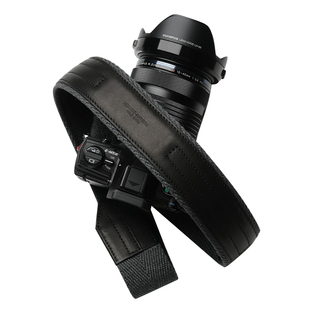 HA真皮相机肩带适用佳能R6单反5D3富士xt5尼康徕卡Q3 M11相机背带