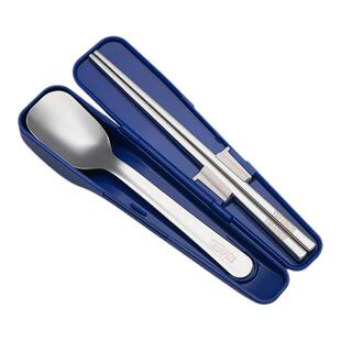 THERMOS膳魔师不锈钢餐具男女成人儿童勺子筷子套装便携外带单人