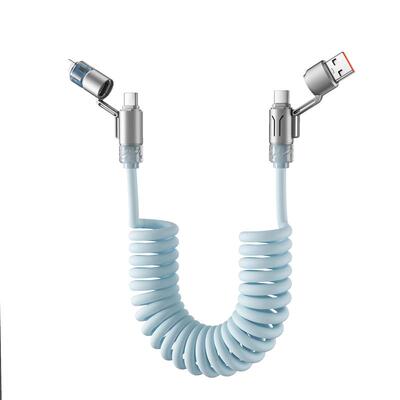 240W二拖二弹簧数据线