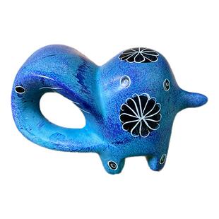 非洲特产皂石大象卷鼻象摆件纯手工艺品客厅书房卧室摆饰异域风情