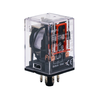 大功率10A8/11脚继电器3开3闭220