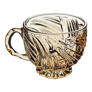 2025新款水晶玻璃杯喝水耐高温水杯小茶杯杯子高颜值200ml毫升