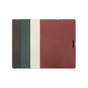 日本kokuyo国誉单页夹a4一米新纯单片文件夹透明收纳L型简约创意极简风单页夹L夹