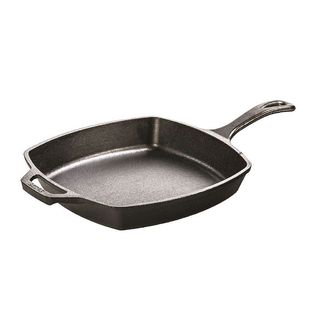 Lodge洛极美国进口铸铁平底牛排煎锅煎牛排锅无涂层西餐方形锅