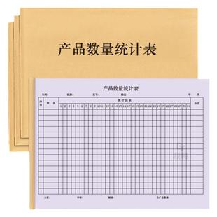 产品数量统计表工厂车间员工工人计件考核数量记录月统计商品销售提成工资单明细账产量成品件数计数本记录册