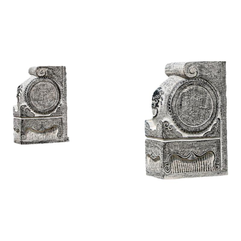 石雕门墩抱鼓石一对别墅家用大门口天然仿古墩子摆件青石石鼓