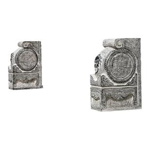 石雕门墩抱鼓石一对别墅家用大门口天然仿古墩子摆件青石石鼓