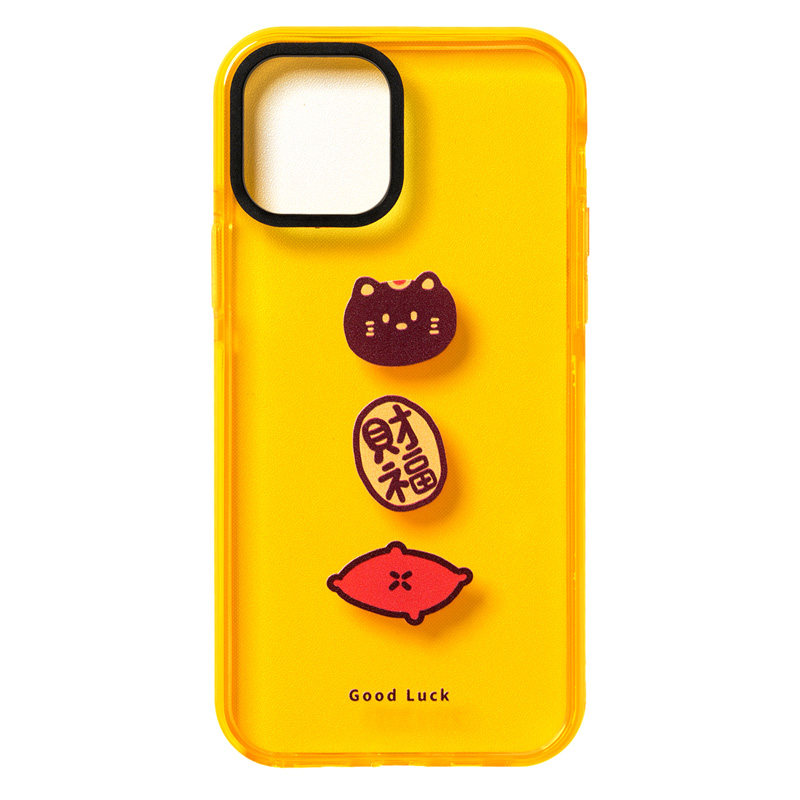 原创设计 招财猫 新年 财运 可爱 猫咪 手机壳 软壳 适用于苹果 iPhone 17/16/15/14/13/12 P