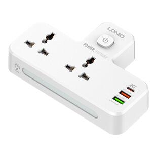 LDNIO英标转换插头英式插座港版usb插排一转二多功能转换器小夜灯