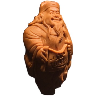 橄榄核财神单籽单核招财进宝老油核雕 橄榄胡手串男士文玩手机链